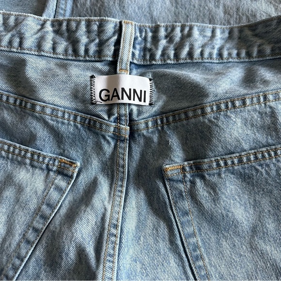 GANNI high rise wide leg woman’s jeans - Picture 11 of 12
